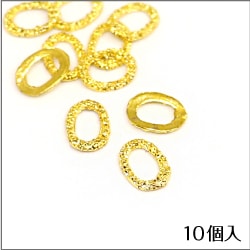 オーバルフレーム ゴールド/10個