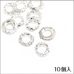 ラウンドフレーム シルバー/10個