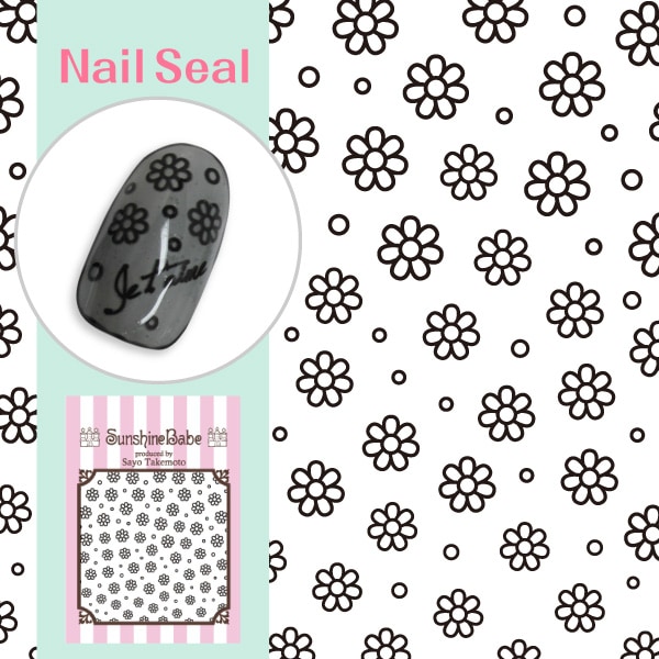 フラワー ブラック