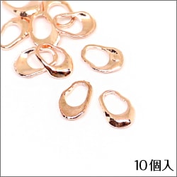 変形フレーム ピンクゴールド/10個