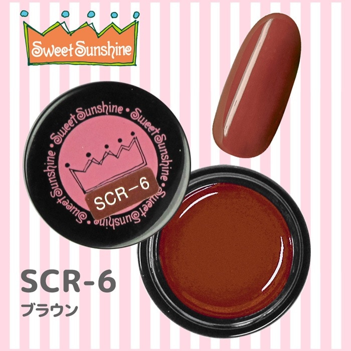 SCR-6 ブラウン/4g