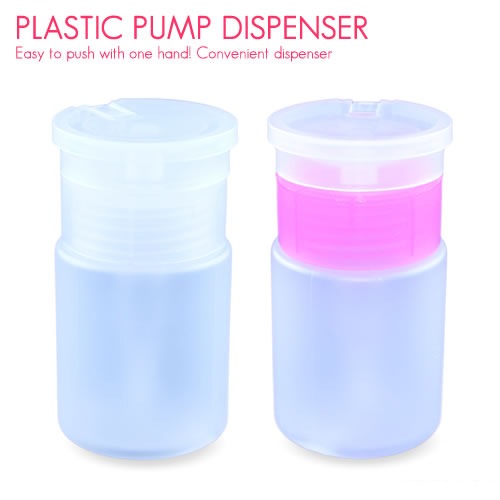 宅配便限定] プラスチック製 ディスペンサー（75ml） 片手で簡単PUSH
