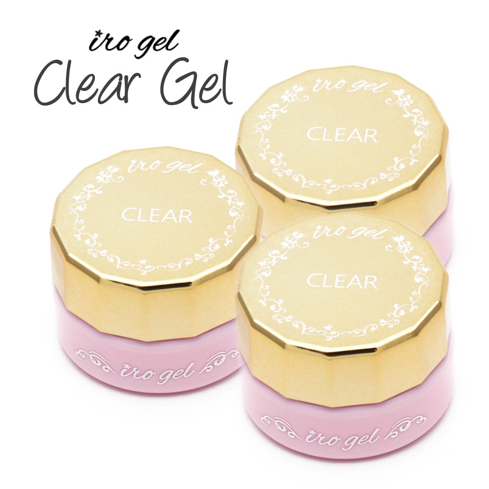 ネコポス 送料無料】irogel クリアジェル 3g 特別3個セット 無色