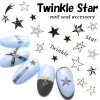 【お年玉20％offクーポン配布！】【ネコポス 送料無料】トゥインクルスター ネイルシール [DS-251] ウォーターネイルシール 星ネイル 星 スター ネイルアート ジェル ジェルネイル|ネイルシ