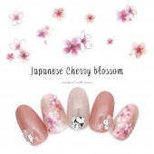 【お年玉20％offクーポン配布！】【ネコポス送料無料】ネイルシール 和風チェリーブロッサムシール 桜 [MG190228-07]|ネイルシール|ネイルアート用品