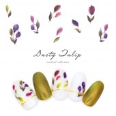 【お年玉20％offクーポン配布！】【ネコポス送料無料】ネイルシール ダスティチューリップシール [MG10515-51] |ネイルシール|ネイルアート用品