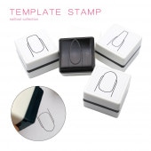 【宅配便限定】ネイルツール テンプレートスタンプ 全4種|ジェルネイル用グッズ|ジェルネイル用品