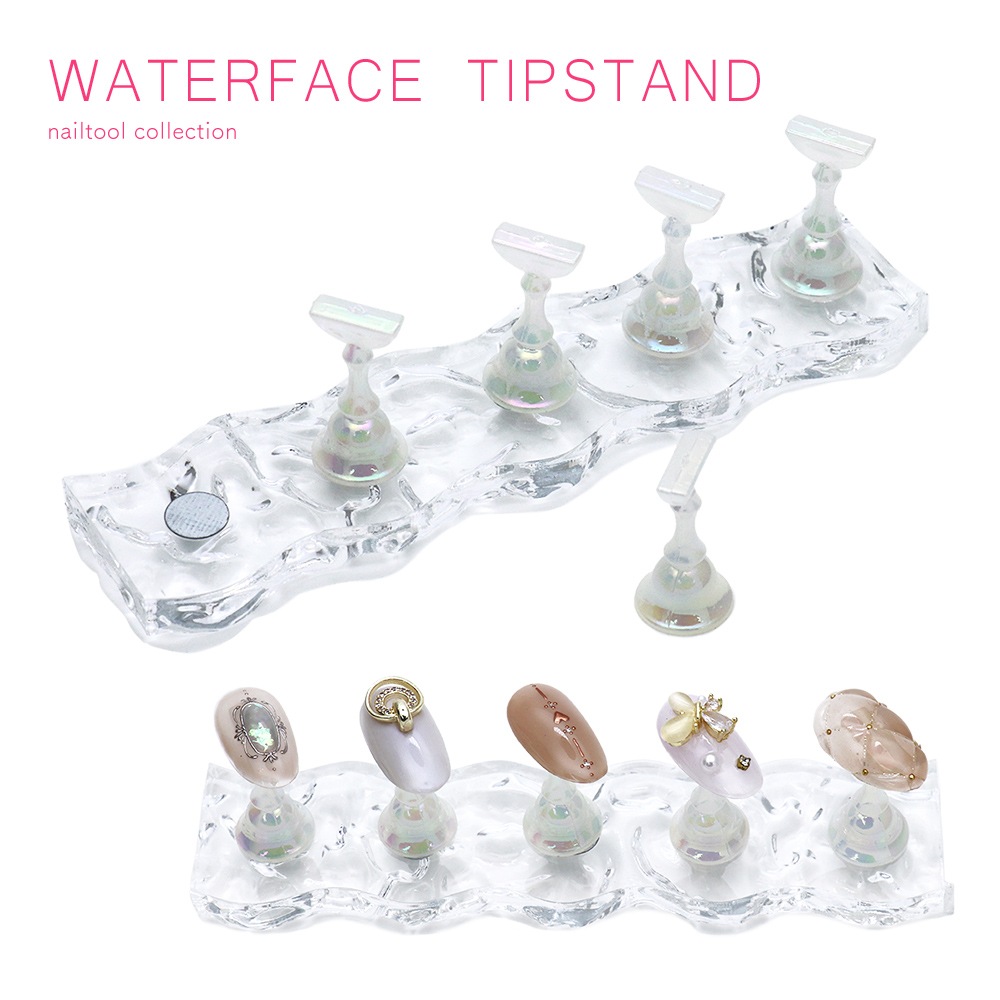 ネコポス送料無料】ネイルアート用 スクエア水面チップスタンド