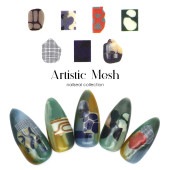 【お年玉20％offクーポン配布！】【ネコポス送料無料】ネイルシール アーティスティック メッシュシール [MG90520-01]|ネイルシール|ネイルアート用品