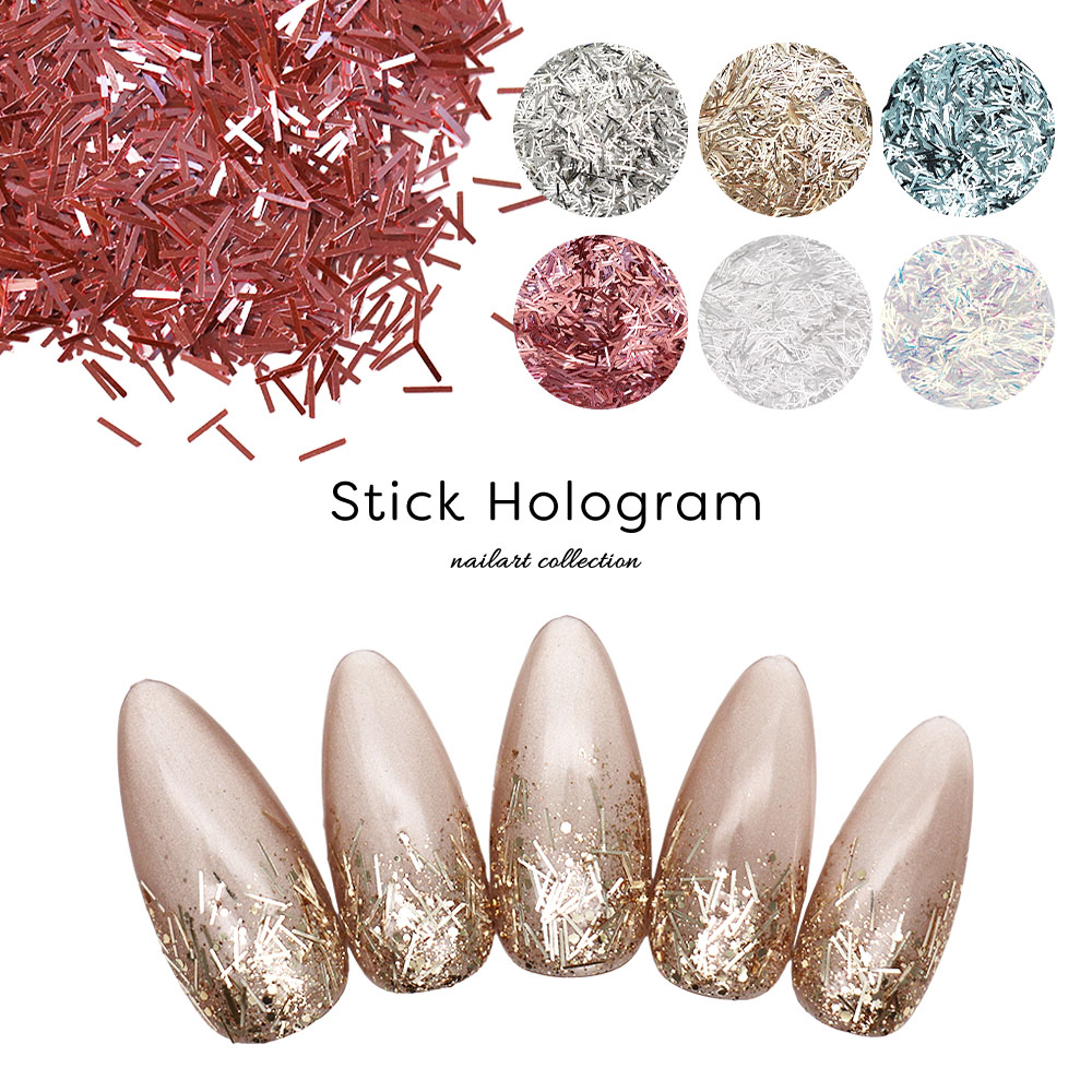ネコポス送料無料】ネイルアート スティックホログラム [3mm