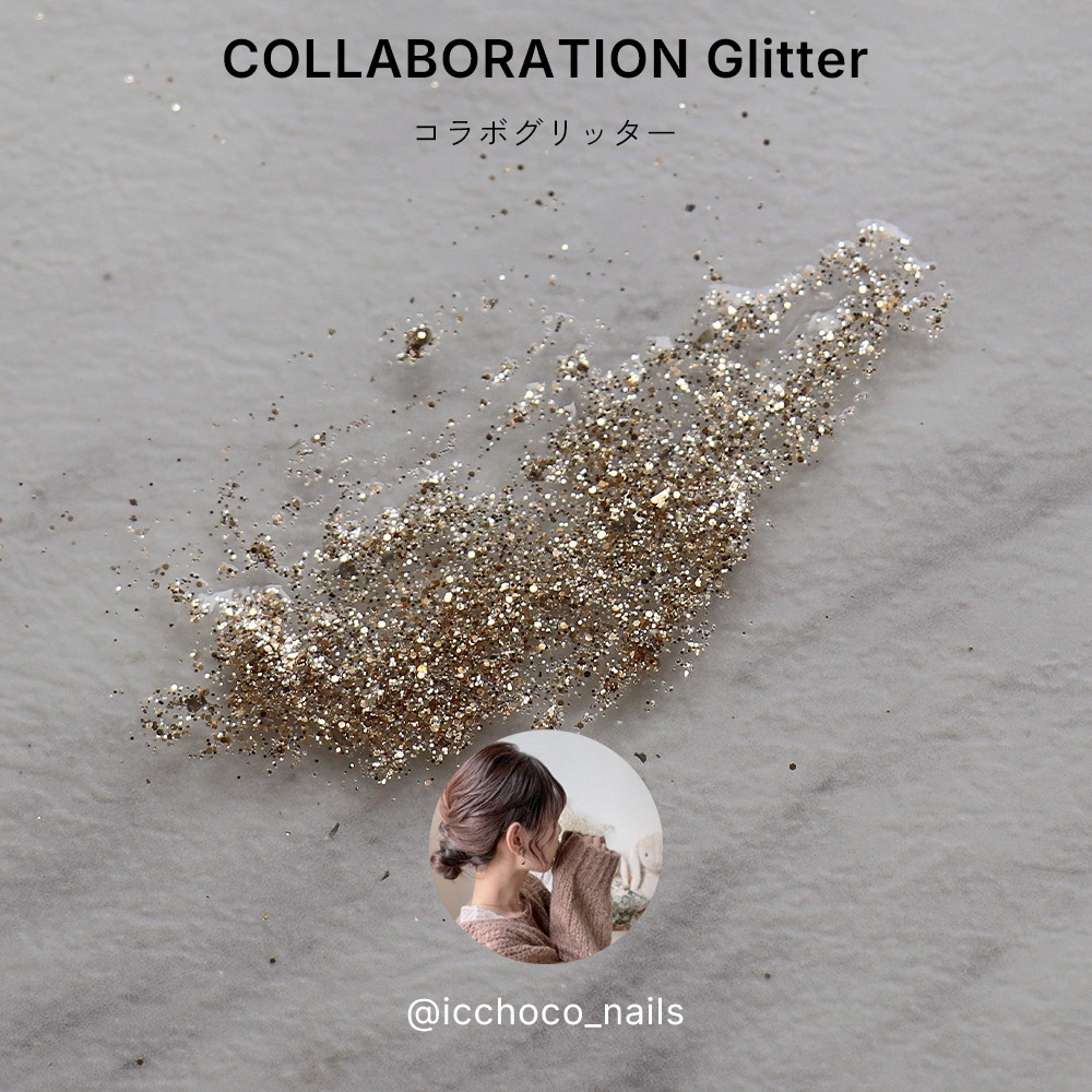 �ڥͥ��ݥ�����̵���ۥͥ��륢���� icchoco_nails ����ܥ���å��� COLLABORATION Glitter ���������� ��1.5g����
