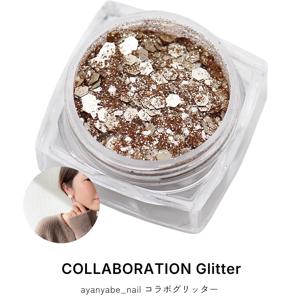 �ڥͥ��ݥ�����̵���ۥͥ��륢���� ayanyabe_nail ����ܥ���å��� COLLABORATION Glitter ���������� ��1.5g����
