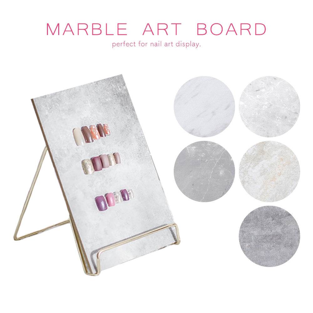 ネコポス送料無料】ネイルツール 大理石風アートボード 全5タイプ