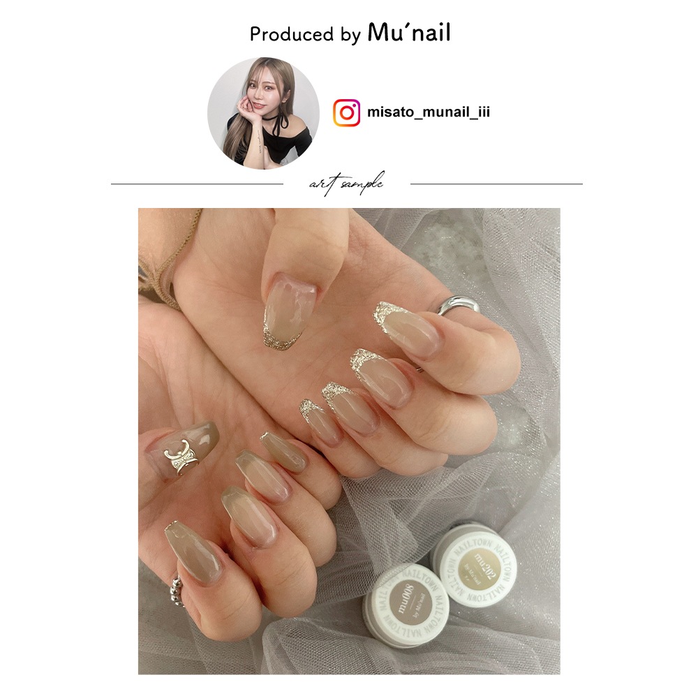 �ڥͥ��ݥ�����̵���ۥͥ��륿���󥸥��� ����ܥ졼����󥷥꡼�� Mu'nail���ꥸ�ʥ륫�顼������ ��12�� ��3g����