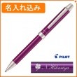 【名入れ込み】パイロット ツープラスワン エボルト 複合ボールペン バイオレット (油性ボールペン0.7mm 黒 赤／シャープペン0.5mm) BTHE-1SR-V PILOT R01-001|複合ボ