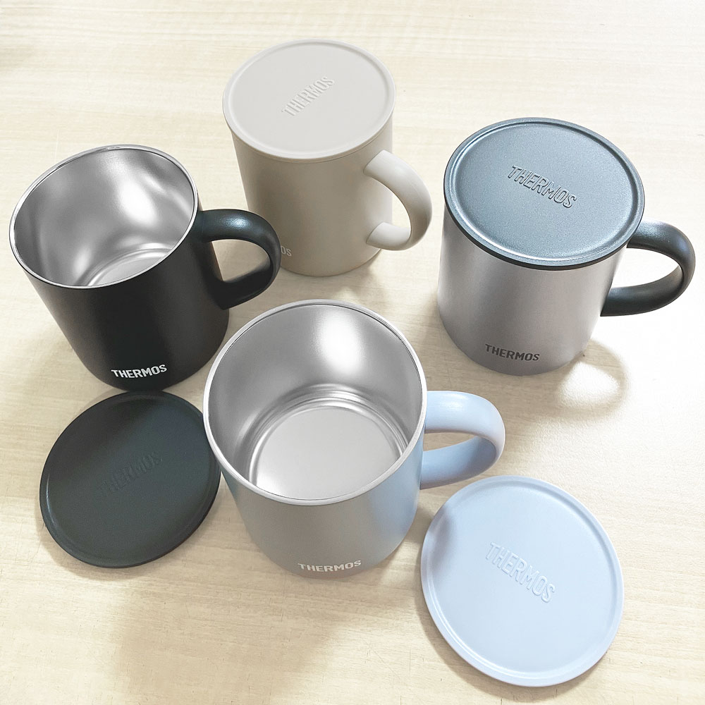 名入れ込み サーモス ステンレス マグカップ 蓋付き 350ml 真空断熱マグカップ 保温 保冷 JDG-352C
