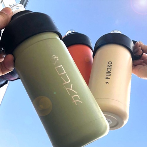 【名入れ代込み】 ペットボトルクーラー ブルー 500ml・600ml 用 ペットボトルホルダー 保冷専用ケース