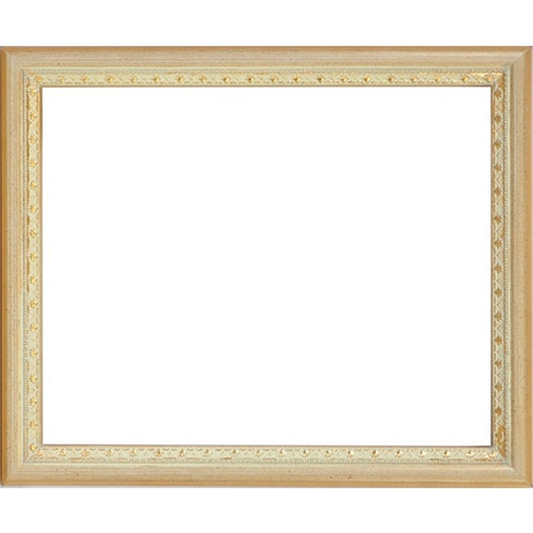 【アウトレット】 デッサン額縁 マジョルカ/Gアイボリー 半切（545×424mm） 前面アクリル仕様 ラーソン・ジュール ※アウトレット品につき注文後のキャンセル・返品交換不可