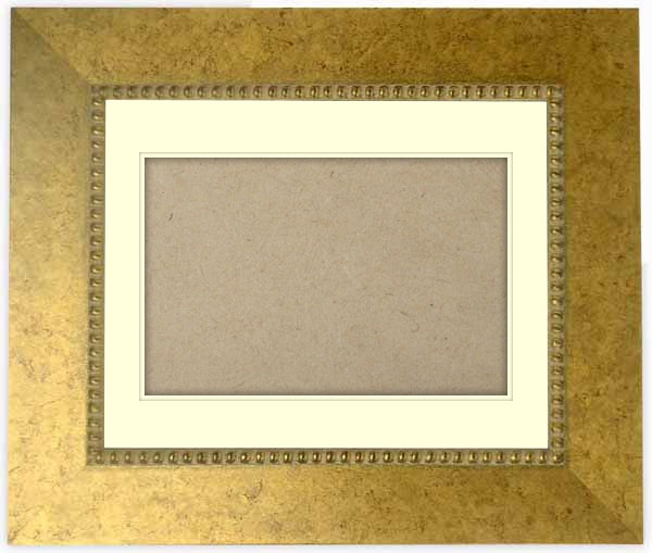 シャドーボックス額縁 9386/ゴールド インチ（254×203mm） 前面UV