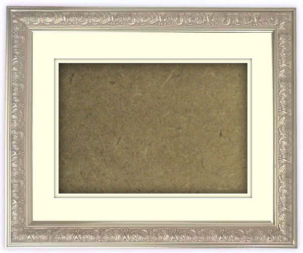 シャドーボックス額縁 シャイン/シルバー インチ（254×203mm） 前面UV