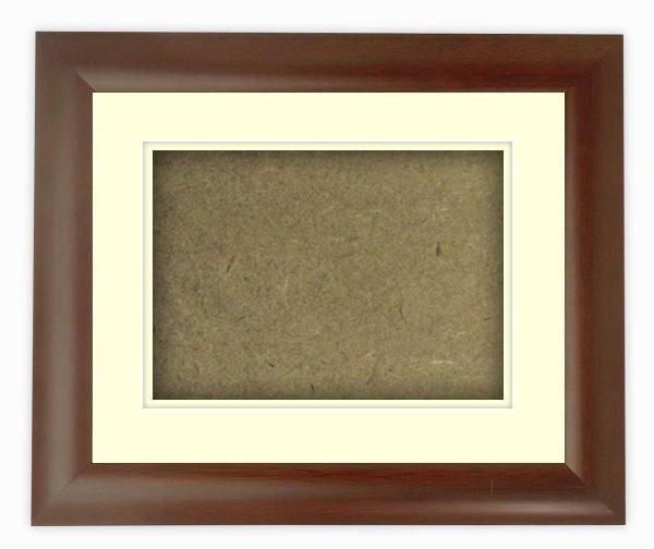 シャドーボックス額縁 1530/ダークブラウン インチ（254×203mm） 前面