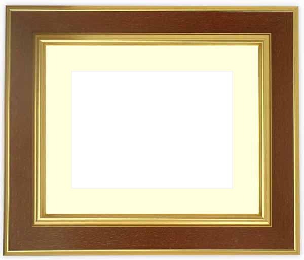 【塗装ムラ・キズあり】 押し花額縁 9583/Gブラウン 72額（727×545mm） マット付【osbn-C】 ※特殊加工品につき注文後のキャンセル・返品交換不可