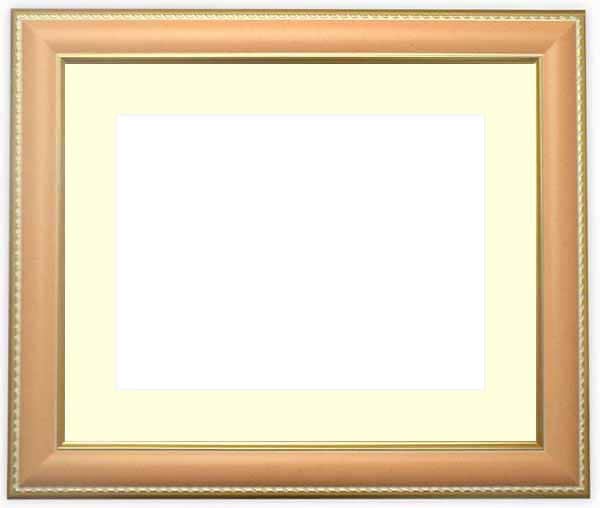押し花額縁 9614/オレンジ 60額（606×455mm） マット付【osbn-C】 ※特殊加工品につき注文後のキャンセル・返品交換不可