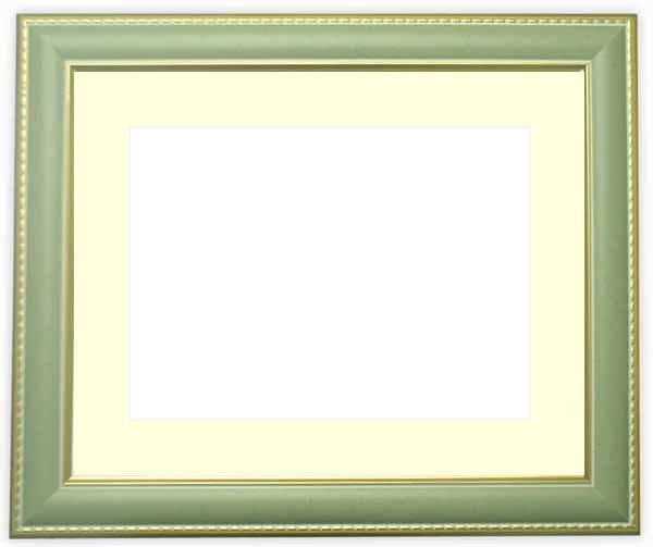 押し花額縁 9614/グリーン 60額（606×455mm） マット付【osbn-C】 ※特殊加工品につき注文後のキャンセル・返品交換不可