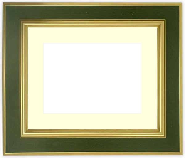 【塗装ムラ・キズあり】 押し花額縁 9583/Gグリーン 60額（606×455mm） マット付【osbn-C】 ※特殊加工品につき注文後のキャンセル・返品交換不可
