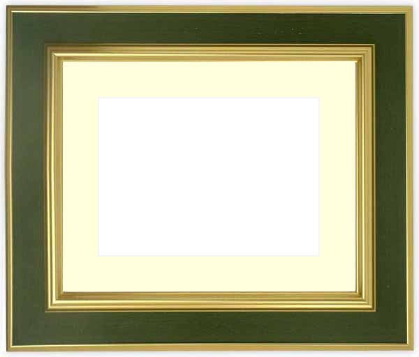 【塗装ムラ・キズあり】 押し花額縁 9583/Gグリーン 72額（727×545mm） マット付【osbn-C】 ※特殊加工品につき注文後のキャンセル・返品交換不可