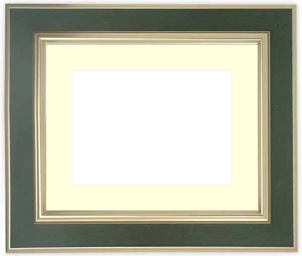 【塗装ムラ・キズあり】 押し花額縁 9583/Sグリーン 60額（606×455mm） マット付【osbn-C】 ※特殊加工品につき注文後のキャンセル・返品交換不可