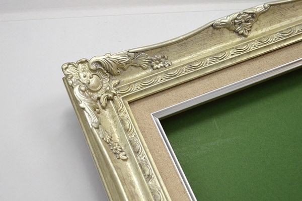 油絵額縁 9232N/シルバー F0号（180×140mm） 大額 - 額縁専門店