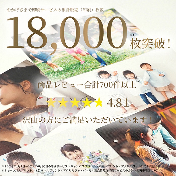 【送料無料】表面光沢仕上げ 側面印刷 キャンバスプリント長方形・正方形タイプ（長方形サイズ：F3/F4/F6/F8/F10/F12/F15/F20/A4/A3/A2/A1/B4/B3/B2 正方形：S3/S4/S6/S8/S10/S12/S15/S20）