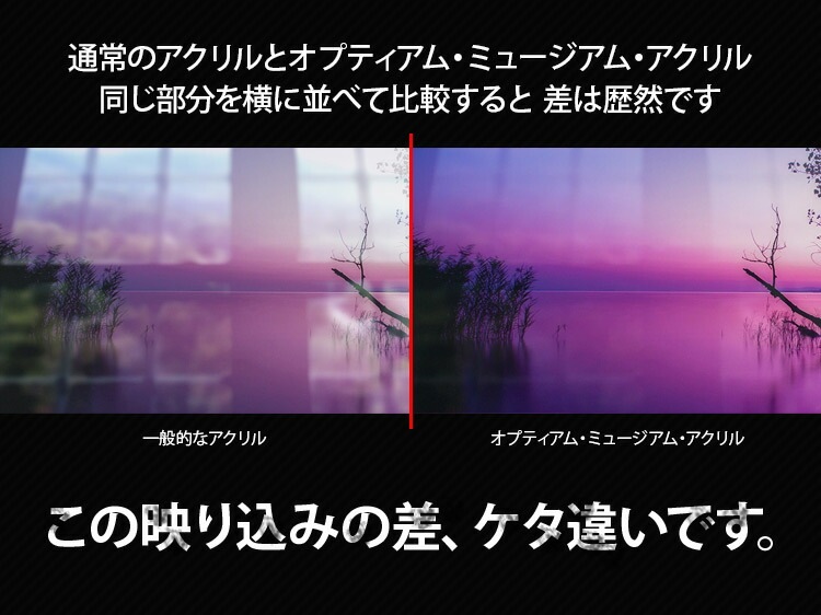 トゥルービュー オプティアム ミュージアム アクリル（3mm厚）[アクリル寸法タテヨコ合計2800mmまで] UVカット率99％/透明アクリル/低反射アクリル/最高級アクリル [送料別商品]