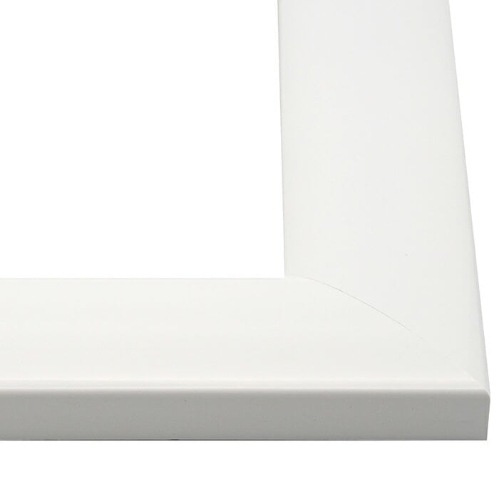 【キズ・ヘコミあり品】水彩額 SF520/ホワイト 水彩F8（455×380mm） 前面UVカットアクリル仕様 マット付き