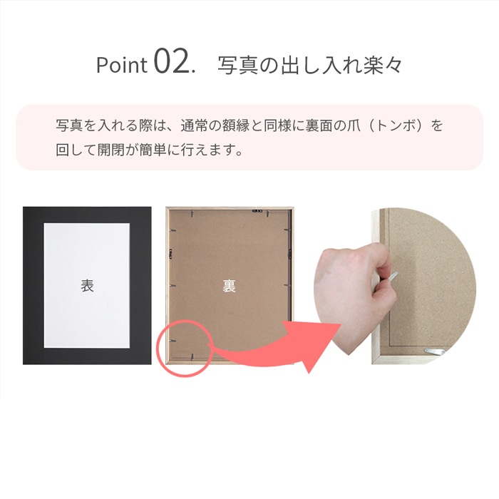 写真パネル 写真A3サイズ用(420×297mm) 軽量 入れ替え簡単 フォトコンパネル ※返品・交換不可