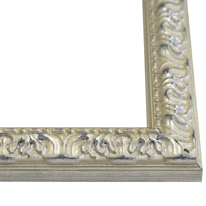 油絵額縁 246/シルバー F10号（530×455mm） 前面UVカットアクリル仕様 [dras_22]