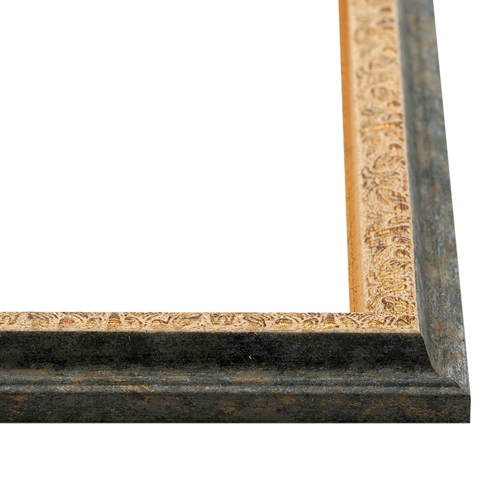 【アウトレット】 デッサン額縁 9569/G紺 四つ切（424×348mm） 前面UVカットアクリル仕様 9569-gre-yotu-a ※アウトレット品につき注文後のキャンセル・返品交換不可