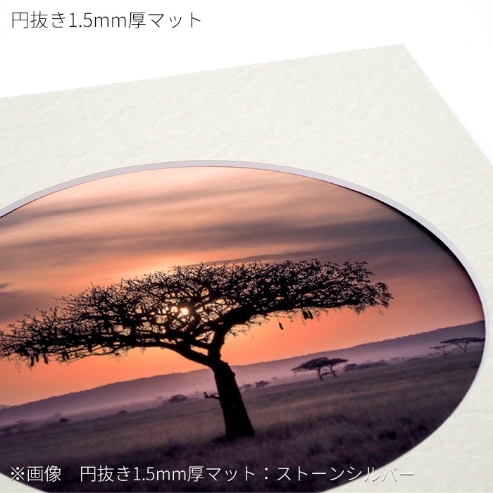【1.5ミリ厚円抜き】 額縁用カラーマット 押し花21額(201×151mm) 【中抜きサイズは151×101mm以下でご指定下さい】
