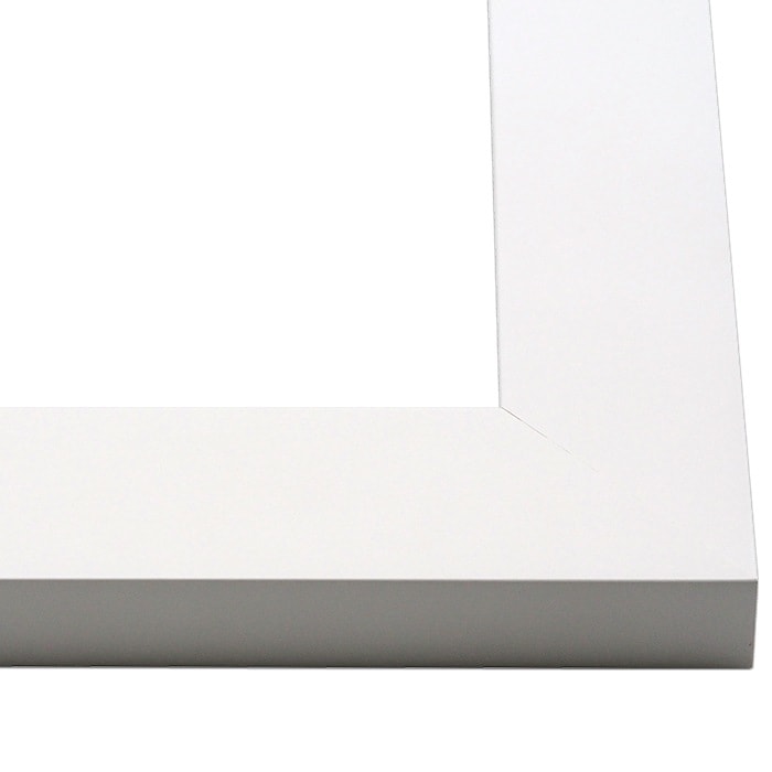 油絵額縁 LJ004/ホワイト（C-1057W） P15号（652×500mm） 前面UVカット