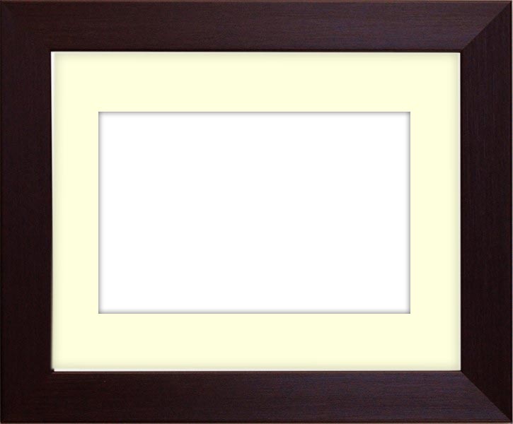 押し花額縁 1530/ダークブラウン 18額(180×135mm) マット付【osbn-C】 ※特殊加工品につき注文後のキャンセル・返品交換不可