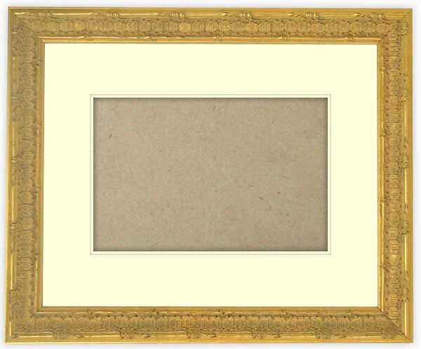シャドーボックス額縁 9386/ゴールド インチ（254×203mm） 前面UV