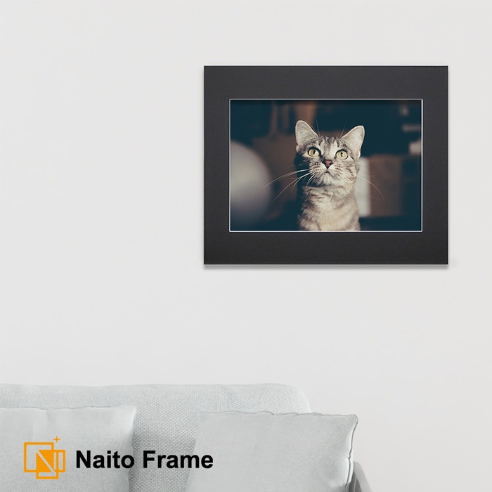 写真パネル 写真全紙サイズ用(560×457mm) 小(パネル外寸：730×535mm) 軽量 入れ替え簡単 フォトコンパネル ※返品・交換不可 