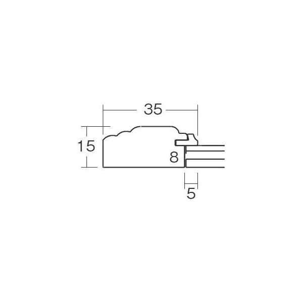【アウトレット】 賞状額縁 魁No.5/オーク 中賞（379×273mm） 前面ガラス仕様 大額 sakigake5-oak-tyj ※アウトレット品につき注文後のキャンセル・返品交換不可