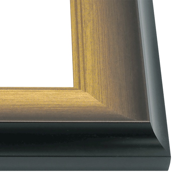 デッサン額縁 8167/ゴールドブラック A3（420×297mm） 前面UVカットアクリル仕様