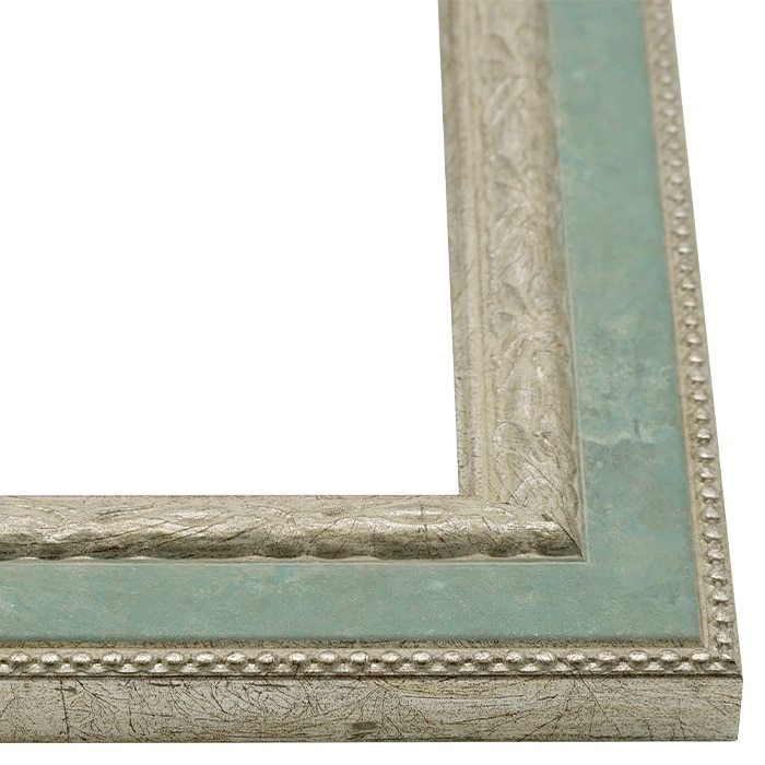 油絵額縁 8234/Sブルー M30号（910×606mm） 前面UVカットアクリル仕様