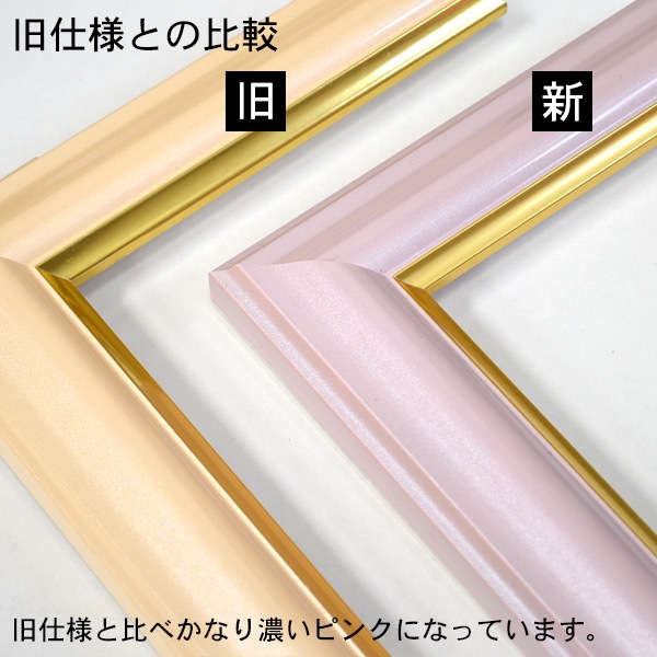 押し花額縁 工芸型/パールピンク 21額（201×151mm） マット付【osbn-C】 ※特殊加工品につき注文後のキャンセル・返品交換不可 【色に仕様変更有り】
