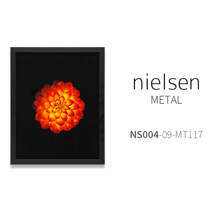 デッサン額縁 NS004/ブラック（09-MT117） B2（728×515mm） 前面UVカットアクリル仕様 ラーソン・ジュール