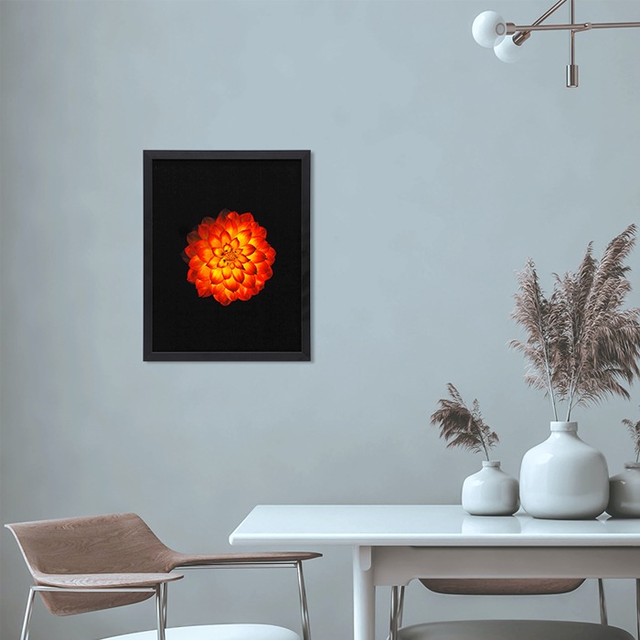 デッサン額縁 NS004/ブラック（09-MT117） B2（728×515mm） 前面UVカットアクリル仕様 ラーソン・ジュール