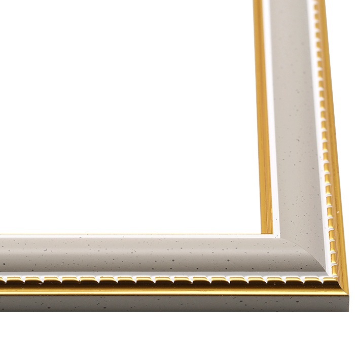 水彩額 9614/グレー 水彩F10（530×455mm） 前面UVカットアクリル仕様 マット付き